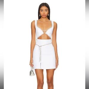 Majorelle Matteson Mini Dress in White size S
